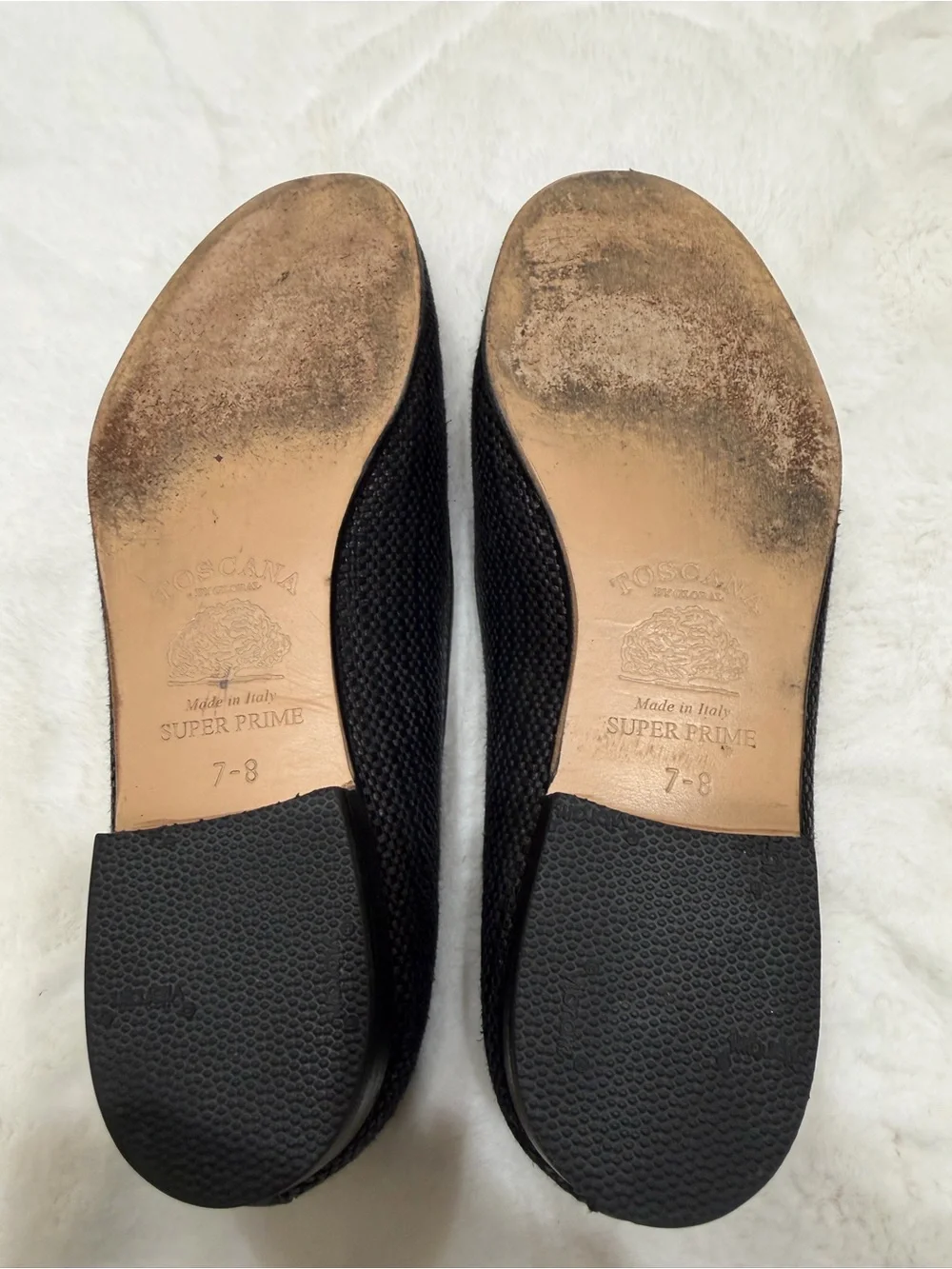 Stubbs & Wootton Black Woven Loafers